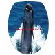 Sticker abattant wc dauphin