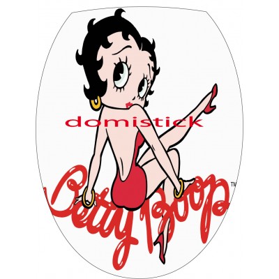 Sticker décoration abattant wc Betty Boop 