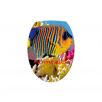 Sticker abattant wc poisson