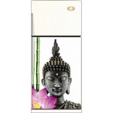 Sticker pour frigidaire déco Bouddha 60x90 cm