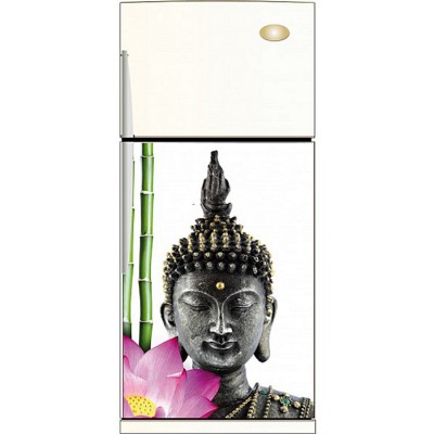 Sticker pour frigidaire déco Bouddha