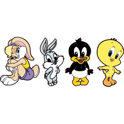 Sticker enfant 4 baby looney.