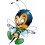 Sticker enfant abeille.