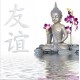 Sticker pour lave vaisselle déco Bouddha 60 x 60 cm.