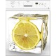Sticker pour lave vaisselle décoration citron 60 x 60 cm.