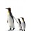 Sticker pour frigidaire déco Pingouin et ses enfants