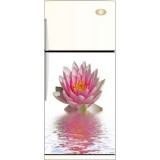 Sticker déco frigidaire fleur 60x90 cm