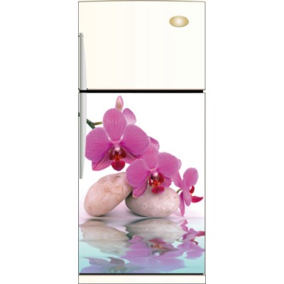 Sticker déco frigidaire Orchidée 