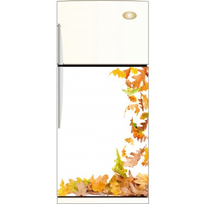 Sticker déco frigidaire Feuilles d'Automne 