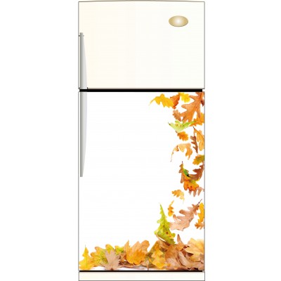 Sticker déco frigidaire Feuilles d'Automne 