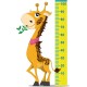 Sticker toise Girafe 160x100 cm