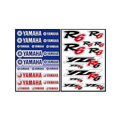 Sticker planche Yamaha R6 39x56 cm.