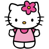 Sticker Hello Kitty 100x76 cm