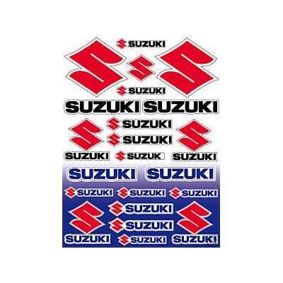 Sticker planche Suzuki 29x39 cm.
