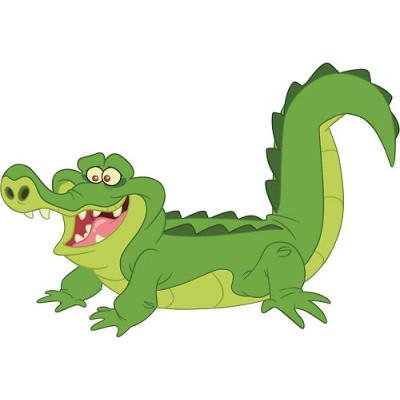 Sticker enfant Croco souriant