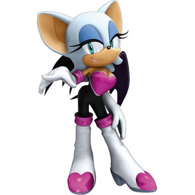 Sticker enfant Sonic rouge coeur 