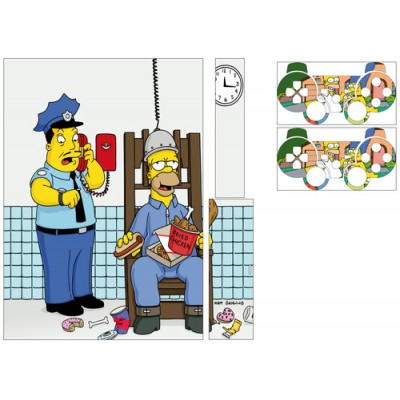 Stickers PS3 + 2 manettes Simpson.