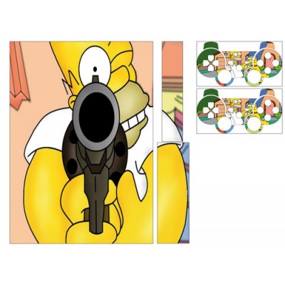 Stickers PS3 homer + 2 manettes.