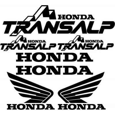 Sticker Honda transalp 30x30 cm.