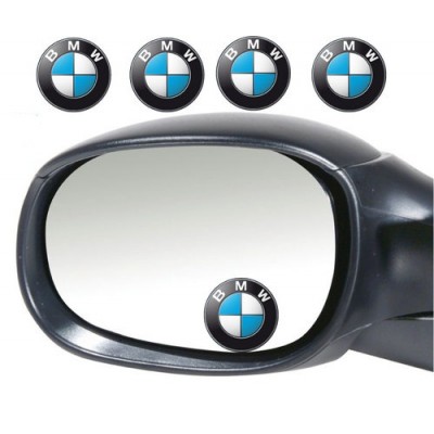 4 stickers autocollant déco BMW 4x4 cm.