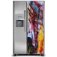 Sticker déco autocollante frigo Américain 170x70 cm.