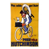 Affiche, poster pneu Hutchinson 80x50 cm.