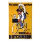 Affiche, poster pneu Hutchinson 80x50 cm.