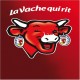 Sticker autocollant lave vaisselle la vache qui rit 60 x 60 cm.