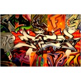 Sticker autocollant Tag graffiti 130 x 200 cm.