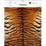 Sticker autocollant pour Lave Vaisselle décoration Peau de Tigre 60 x 60 cm.