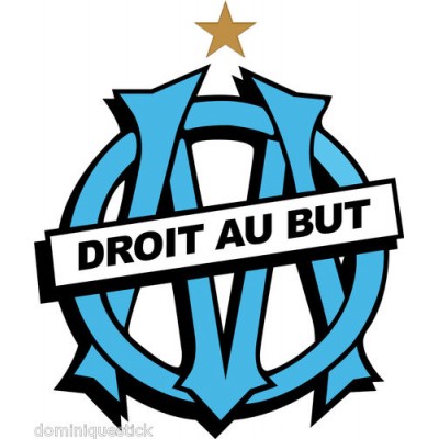 Sticker sport décoration logo OM
