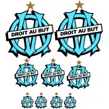 Sticker sport 9 logo OM 38x34 cm.