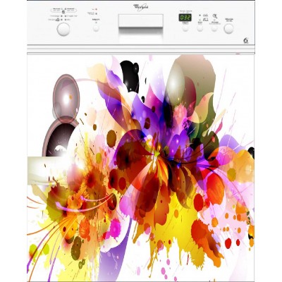 Sticker autocollant Pour lave vaisselle 60 x 60 cm.