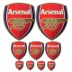 Sticker sport  Logos Arsenal 35x34 cm.