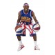  Stickers autocollant décoration sport Harlem globe trotter 180 x 97 cm. 