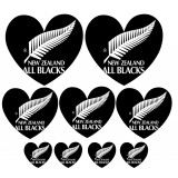  stickers autocollant décoration sport 9 logos des Hall Blacks.