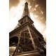 Sticker frigidaire décoration Tour Eiffel 60x90 cm.