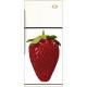 Sticker frigidaire décoration fraise à croquer 60x90 cm.