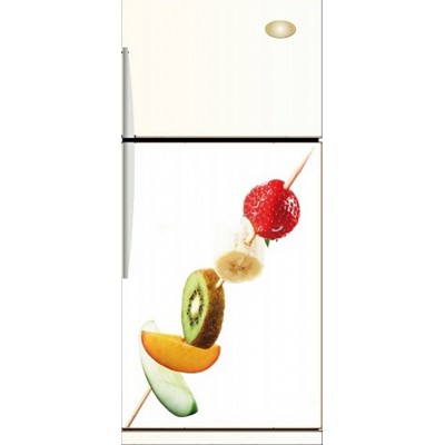 Sticker pour frigidaire brochette de fruits