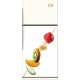 Sticker pour frigidaire brochette de fruits 60x90 cm.