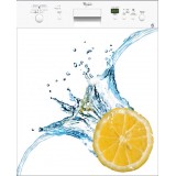 Sticker lave vaisselle déco Orange 60 x 60 cm.