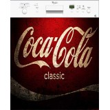 Sticker lave vaisselle déco Coca 60 x 60 cm.