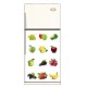 Sticker pour frigidaire décoration fruits 60x90 cm. 