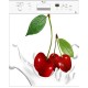 Sticker lave vaisselle décoration Cerises 60x60 cm.