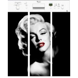 Sticker lave vaisselle Marilyn 60x60 cm.