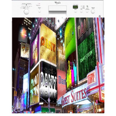 Stickers lave vaisselle New York 60x60 cm.
