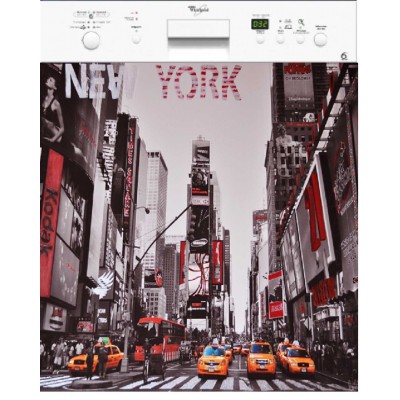 Stickers lave vaisselle New York 60x60 cm.