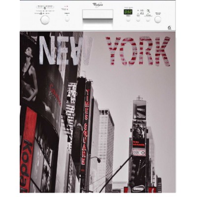 Stickers lave vaisselle New York 60x60 cm.