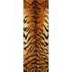 Sticker frigidaire décoration peau tigre.