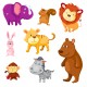 Sticker Animaux rigolos